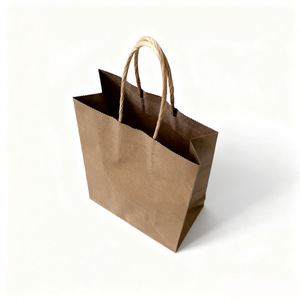 Bolsas de Papel Kraft Personalizadas KM para Empaque de Ropa, Bolsas de Compras de Grado Alimenticio - Product Image 4