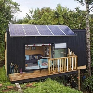 Prefab di chuyển mở rộng Tiny container nhà không gian viên nang khách sạn cabin mô-đun prefab mô-đun nhà năng lượng mặt trời bảng điều khiển - Product Image 3