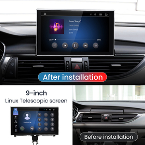 HFmidia 2026 Nuevo Sistema Linux con Pantalla de 9 Pulgadas para Audi A6 A7 C7 2012 2013 2014 2015 2016 Reproductores de Video para Auto con CarPlay - Product Image 3