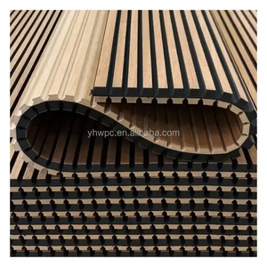 Panel Acústico de Listones de Madera Reciclada Ecológico, NRC 90%, Garantía de Más de 5 Años, Diseño Moderno, para Escuelas, Hospitales, Almacenes, Salas de Estar - Product Image 1