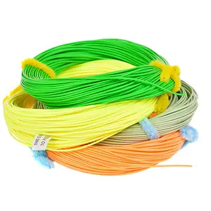 100ft/30m Fly Fishing Line Multi-color Floating Main Line Floating Counterweight Front Fly Main Line