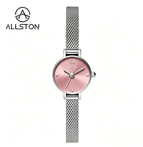 Orologio da Donna Rosa di Alta Gamma Personalizzato, Etichetta Privata, Movimento Cinese, ODM, Moda Business, Cristallo, Prodotto da Orologiai d'Elite - Product Image 2