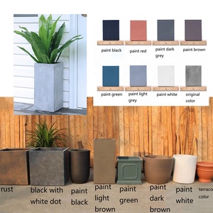 Pots de fleurs légers <span class=keywords><strong>en</strong></span> fibre de verre <span class=keywords><strong>pour</strong></span> la maison et le jardin - Product Image 5