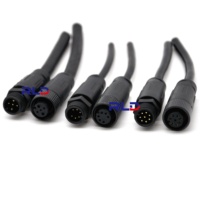 IP68 métal Nylon plastique électrique 2 3 4 5 6 7 8 9 10 11 12 broches connecteur de montage sur panneau étanche