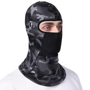 <span class=keywords><strong>Masque</strong></span> facial chaud pour cyclisme en extérieur, cache-cou coupe-vent doublé polaire pour casque <span class=keywords><strong>de</strong></span> <span class=keywords><strong>moto</strong></span> et VTT, protection contre le froid - Product Image 3