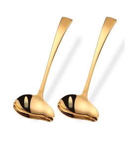 Couverts design créatif Cuillère à soupe en laiton meilleure poignée design cuillère à louche de décoration de maison au mieux polie avec vente - Product Image 2