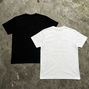 T-shirt blanc slim fit OEM 180 g/m² 100 % coton uni, effet <span class=keywords><strong>vintage</strong></span>, impression personnalisée premium pour homme - Product Image 2