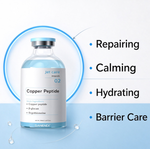 Ampollas Reafirmantes y Reparadoras con Péptidos de Cobre Jet Care, Reducen el Enrojecimiento y la Fragilidad de la Piel, Ampollas Profesionales para el Cuidado de la Piel OEM - Product Image 1