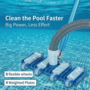 Kit <span class=keywords><strong>de</strong></span> limpieza <span class=keywords><strong>de</strong></span> <span class=keywords><strong>piscina</strong></span> eficiente Aspirador <span class=keywords><strong>manual</strong></span> <span class=keywords><strong>de</strong></span> metal con cabezal <span class=keywords><strong>de</strong></span> vacío <span class=keywords><strong>de</strong></span> spa para <span class=keywords><strong>piscina</strong></span> flexible - Product Image 2
