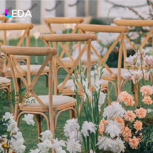 Silla de Comedor Apilable de Cuero PU, Diseño Moderno, para Exteriores, Bodas, Restaurantes y Hoteles, Venta Directa de Fábrica LEDA - Product Image 1