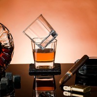 Verres à whisky en cristal à vendre en gros, verres à whisky en diamant, verres à whisky rock, verres à whisky pour fête et bar