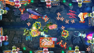 Seafood Paradise 5 Kyrin Gioco di Saluto di Capodanno per Adulti USA, Gioco di Tiro al Pesce, Gioco di Abilità a Moneta, Tavolo da Gioco con Pesci - Product Image 4