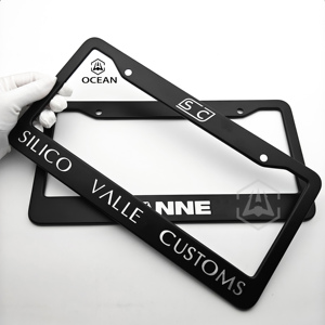 Nhà Máy Tùy Chỉnh Quà Tặng Sáng Tạo Xe Tấm Chủ Giấy Phép Tấm Khung Bán Buôn Nhà Máy Giá Rẻ Giá Tùy Chỉnh Giấy Phép Tấm Khung - Product Image 6