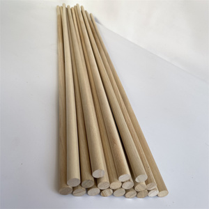 Barras redondas <span class=keywords><strong>de</strong></span> <span class=keywords><strong>madera</strong></span> para manualidades y palos <span class=keywords><strong>de</strong></span> <span class=keywords><strong>madera</strong></span>, <span class=keywords><strong>3</strong></span>/8x24 pulgadas, Sin terminar, DIY - Product Image 4