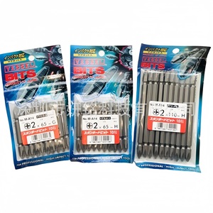 Embouts de tournevis pour vis, B35 36 43 44 A-4 M-A14, tige hexagonale en acier pour perceuse, fabrication japonaise - Product Image 5