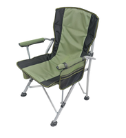 Chaise de camping et de pêche portable robuste en acier inoxydable, mobilier d'extérieur, chaise de plage pliable pour un rangement facile, voyage