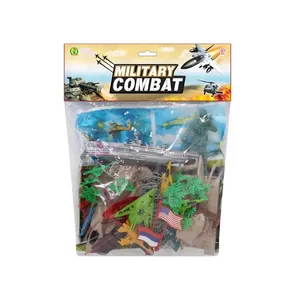 Juego de juguetes militares de combate con soldados, vehículos y accesorios para la diversión de los niños. - Product Image 1