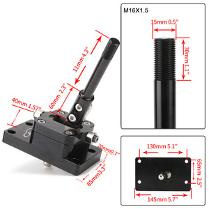 Chevrolet Camaro Firebird T56 6 Speed Short <b>Throw</b> Shifter Black Plate And Shifter For 93-02 Models - Product Image 3