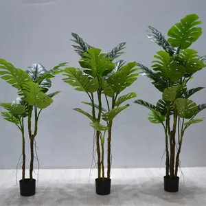 Hot Selling Direct Factory Large Artificial Plants Artificial Tree Tall Green Plant Flower For Home Office Decorative