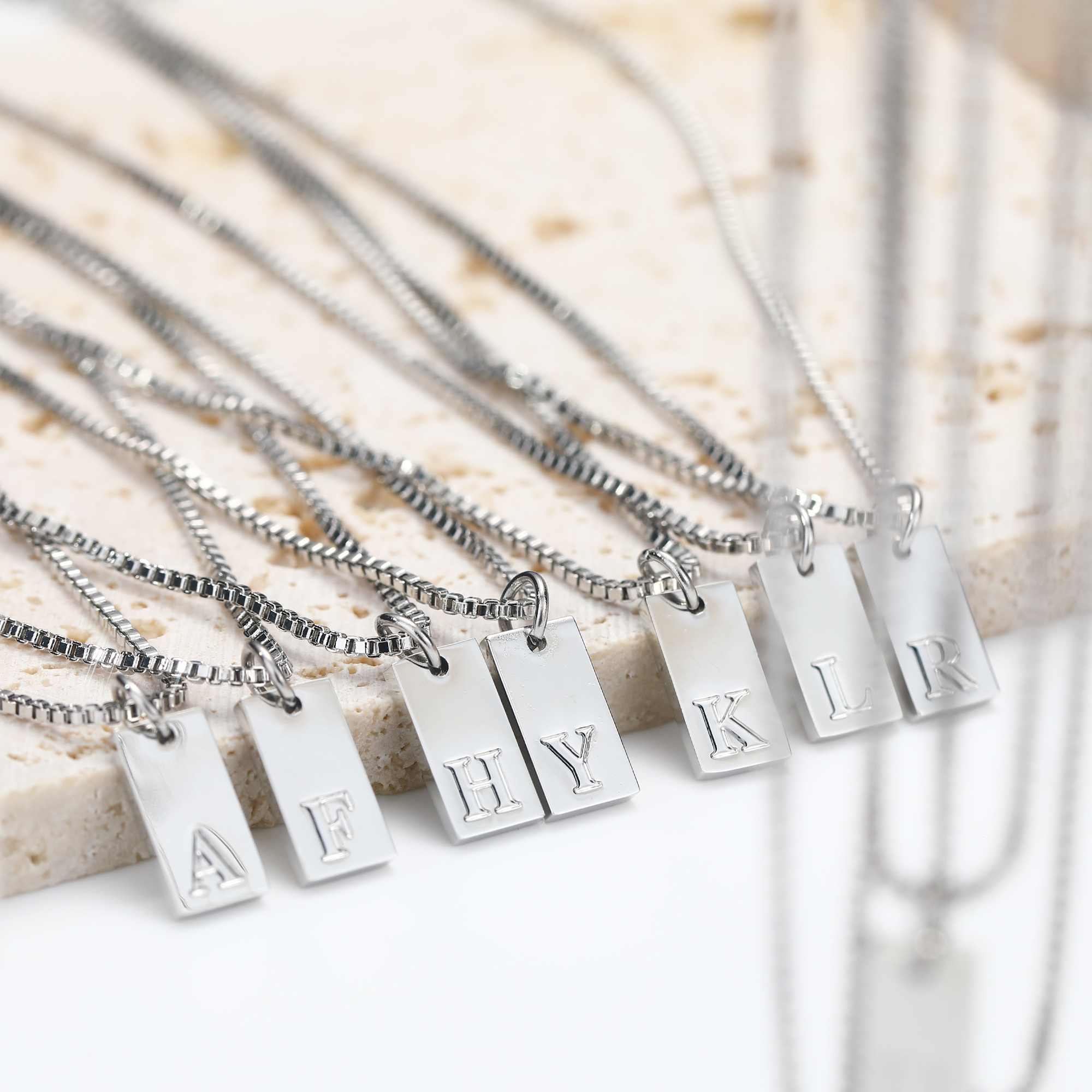 A- Z silver necklace