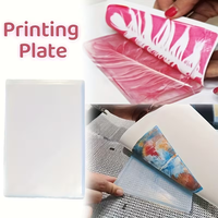 Plaques de tampographie en gel 5x7 réutilisables, durables et transparentes pour l'impression offset et la fabrication de cartes
