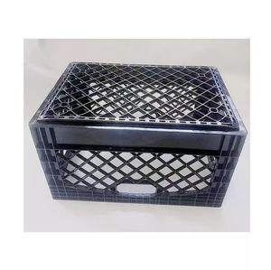 공장 가격 플라스틱 24 쿼트 다목적 헤비 듀티 우유 상자 스태킹 보관 주최자 컨테이너 빈 상자 상자 상자 공장 - Product Image 5