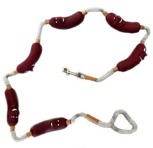 Correa de perro de salchicha bonita personalizada de última moda, correa de perro pequeña de lujo hecha a mano duradera suave Premium - Product Image 1