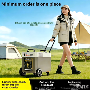 Estación de Energía Portátil de 3500W (3300Wh) con Ruedas, Generador de Batería para Trabajo Pesado al Aire Libre, Salida de 3500W - Product Image 1