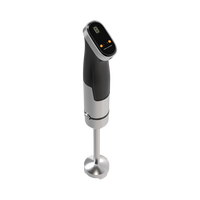 Mixeur Plongeant Électrique Portable Puissant pour la Maison, Lames en Acier Inoxydable, 400W, Vitesse Variable, Mixeur à Main