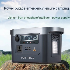 Batterie LiFePO4 portable de grande capacité pour l'alimentation mobile en extérieur 220V, stockage d'énergie, affichage LED, protection BMS pour le <span class=keywords><strong>camping</strong></span> - Product Image 2
