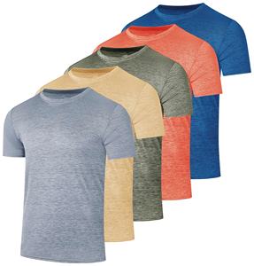 Camiseta de compresión OEM para hombre, camiseta de gimnasio de gran tamaño, camiseta para correr muscular para hombre, camisetas atléticas de malla que absorbe la humedad - Product Image 1
