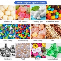Machine de comptage et de dosage de bonbons en chocolat entièrement automatique, électronique, de table, pour le comptage de bonbons emballés et le calcul des prix en bouteille