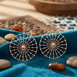 Round Charm Stud <b>Earrings</b> Wholesale 925 Sterling Silver Jewelry Turkish Handcrafted - Product Image 3