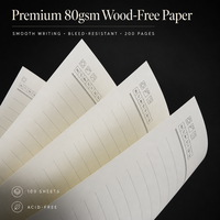 Carnet à spirales en cuir PU A5/B5 pour entreprise, logo personnalisé OEM, reliure à 6 anneaux, 80 g/m², 200 pages, 100 feuilles, cadeau