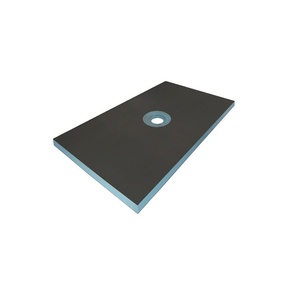 Base de douche et receveur de douche LUX Modern XPS pour système de douche sous carrelage avec receveur de douche <span class=keywords><strong>rond</strong></span> en <span class=keywords><strong>polystyrène</strong></span>/fibre de verre - Product Image 1