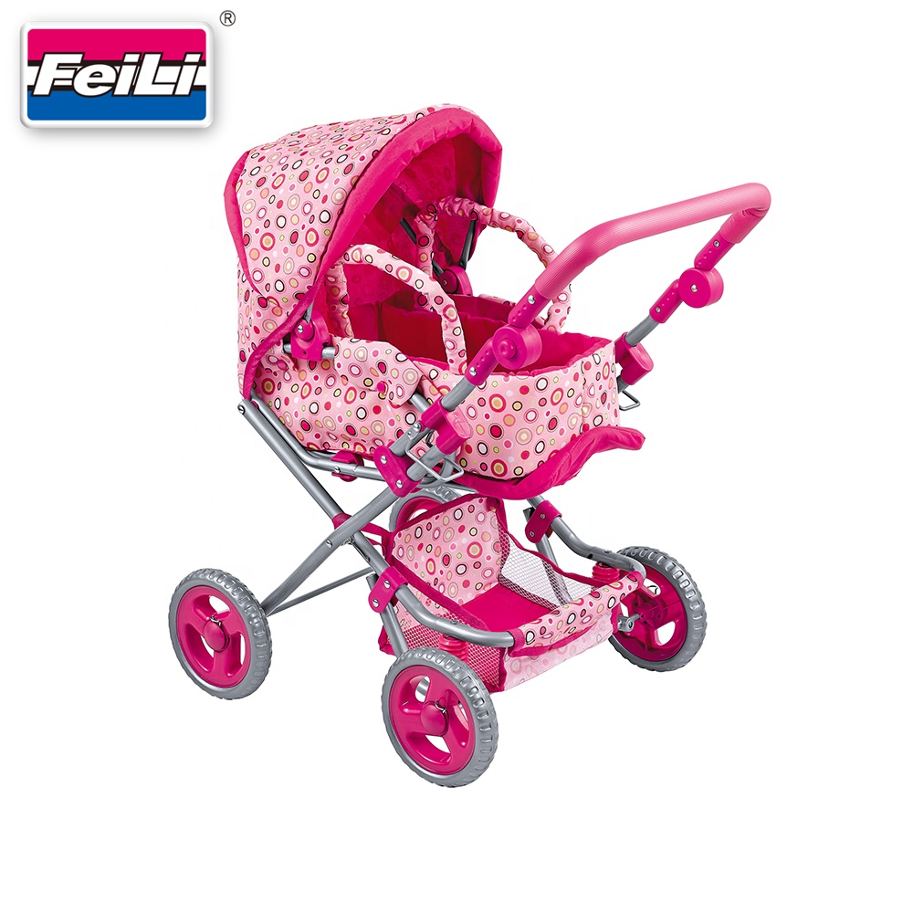Toy Doll Stroller with Car Seat Adjustable Durable