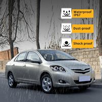Lampu Depan LED VLAND untuk Yaris/Vios/Belta Sedan Hanya untuk Tahun 07-12 (Gen 2 XP90) Full LED Bohlam D2S/D2H (Bohlam Tidak Termasuk) 42W 12V