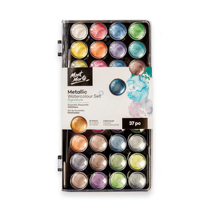 Mont Marte metálico acuarela pastel Set 37pc artista acuarela pintura - Product Image 6