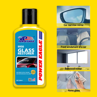 Nettoyant Vitres Voiture 300ml : Éliminateur de Film Huileux, Anti-Pluie, Anti-Reflet, Cire pour Pare-Brise