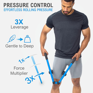 Masajeador Muscular de Presión Tipo Palanca con Cambio Rápido de Rodillos y Kit de Rendimiento con Rodillos de Espuma - Product Image 4