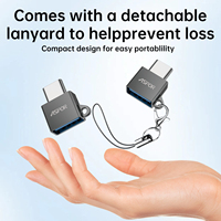 Adaptador OTG USB-C a USB-A ASPOR A783, Sincronización de Datos de 480 Mbps, Mini Convertidor Portátil de Aleación de Zinc para Teléfono y Portátil, en Stock