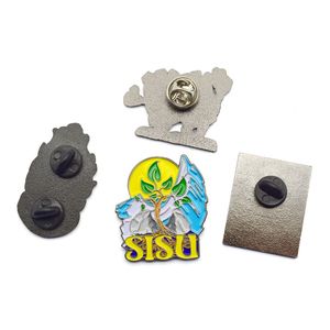 Distintivo spille da bavero personalizzato morbido duro personalizzato smalto Cap Pins smalto Pin produttore metallo cina ali d'angelo giappone Folk Art 6 colori - Product Image 4