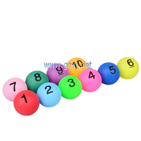 Impression personnalisée professionnelle de tout logo, motif de numéro, machine de loterie de couleur, tennis de table, balle de bingo