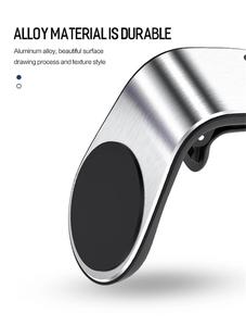Suporte magnético forte para celular, suporte de metal para saída de ar, suporte de navegação em forma de L, para todos os smartphones - Product Image 5