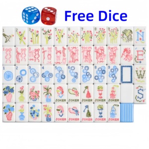 High-Quality Modern <b>Entertainment</b> Acrylic Engraved Luxury Set American Mahjong Tiles - Product Image 2