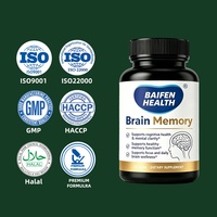 Comprimés naturels pour améliorer la mémoire, le sommeil, l'énergie mentale et la performance cognitive, marque privée OEM/ODM