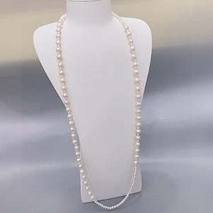 Collar de Perlas de Agua Dulce Naturales de 11-12 mm para Mujer, Cadena de Perlas con Luz Intensa, Cuentas Sueltas, Collar de Perlas Grandes - Product Image 4