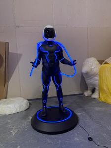 Décoration de barre virale de robot Cyberpunk de lueur de tête et de poitrine pour des occasions de photo - Product Image 4