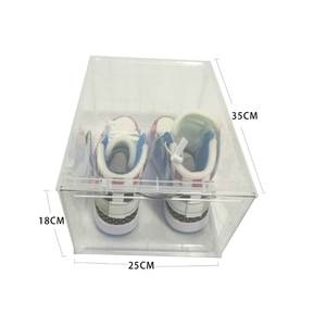 plastic clear drawer type shoe box