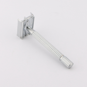 Mean Razor Messing Strukturierter Griff Robuster Doppelkanten-Schmetterling Offener Rasierapparat - Product Image 5